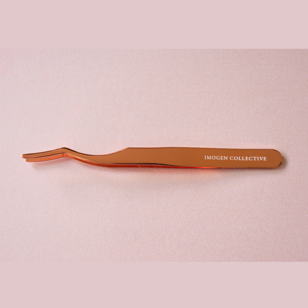 Rose Gold Eyelash Tweezers