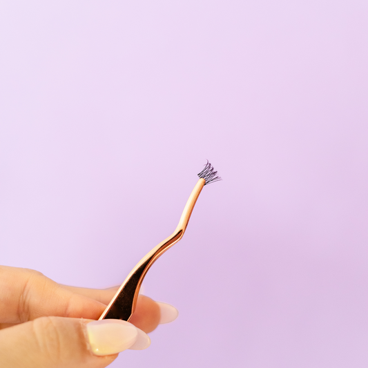 Rose Gold DIY Eyelash Extensions Tweezer